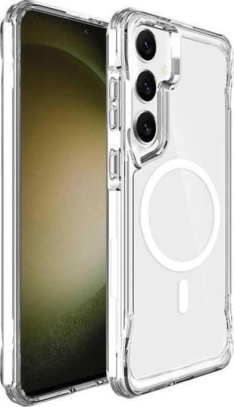Galaxy S24 Kılıf Zore Magsafe Şarj Özellikli T-Max Magsafe Kapak