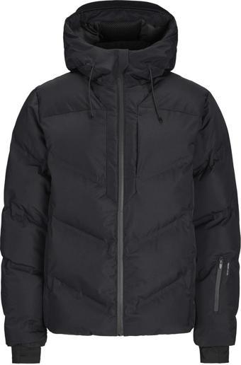 Jack & Jones 12260482 Jcoslay Heat Quilted Puffer Sn Siyah