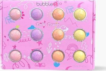 Bubble T Rainbow Bath Bombs 12 x 85 gr Banyo Topu Seti