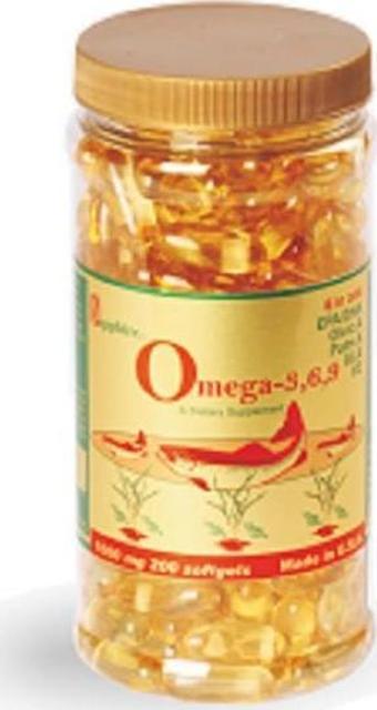 Sapphire Omega-3,6,9 Softgel 200 Yumuşak Kapsül