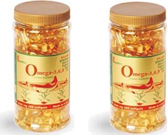 Sapphire Omega-3,6,9 Softgel 200 Yumuşak Kapsül 2 Kutu