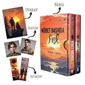 Nöbet Başında Aşk Seti - 2 Kitap Takım - Kutulu - Rabia Gümüş - Parola Yayınları