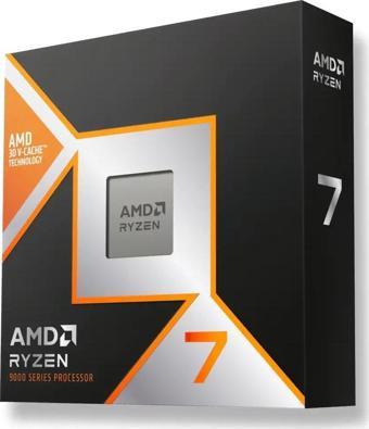 AMD Ryzen 7 9800X3D 5.20GHz 96MB AM5 BOX İşlemci (Grafik Kart VAR, Fan YOK)