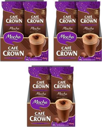 Cafe Crown Mocha 22 gr 10 lu x 3 Kutu