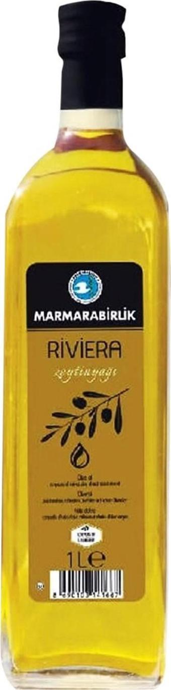 Marmarabirlik Riviera Zeytinyağı 1 lt Cam  