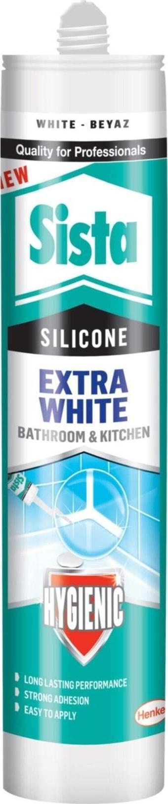 Sista Extra White Silikon Beyaz 280 Ml Kartuş