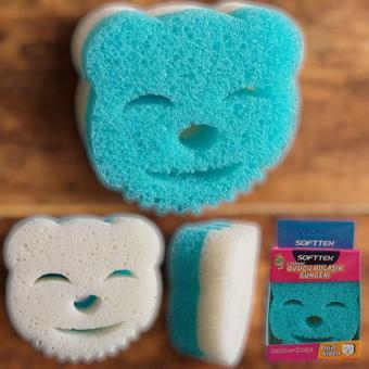 Technow Softtex Scrubber Sponge Bulaşık Süngeri Çift Taraflı Çizmez Uzun Kullanım Ömürlü 