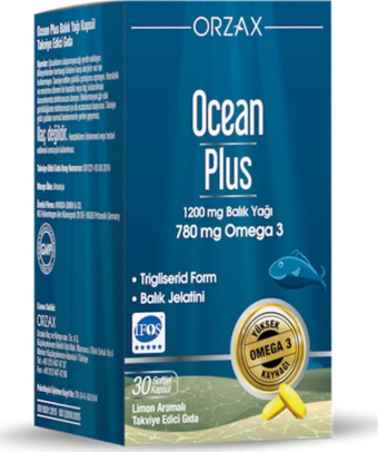 Ocean Balık Yağı 1200 mg 30 Kapsül