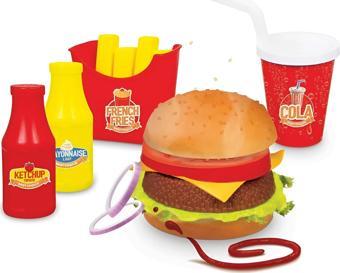 Mr. Chef Hamburger Menü Oyuncak Seti Kartela