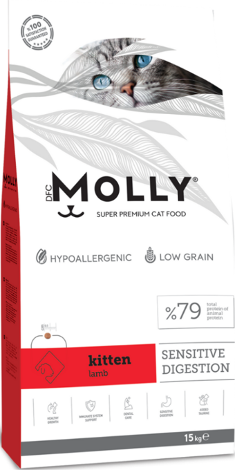 Molly Kuzu Etli 15 kg Yavru Kedi Maması