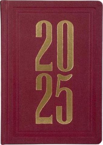 Ece Ajandası AŞİYAN 2025 Bordo – Çizgisiz Ajanda 