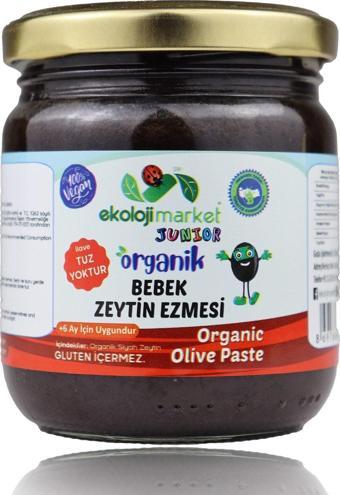 Ekoloji Market Organik Bebek Zeytin Ezmesi Ilave Tuz Içermez 210 Gr (Gluten Free)