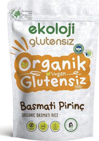 Ekoloji Market Organik Glutensiz Basmati Pirinç 500 Gr  Organic Gluten Free Basmati Rice 500 Gr