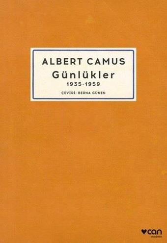 Günlükler: 1935 - 1959 - Albert Camus - Can Yayınları