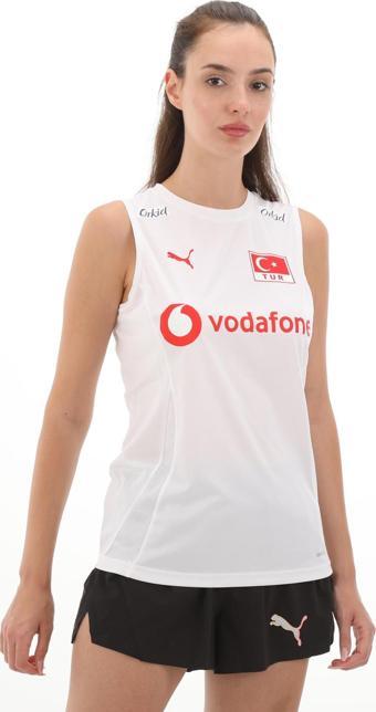 706395-01 Puma Women Vollyball Jersey Kadın Forma Beyaz