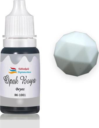 Epoksi Reçine Opak Boya Pigment Opak Epoksi Boyası 20 ML  Beyaz - 1001