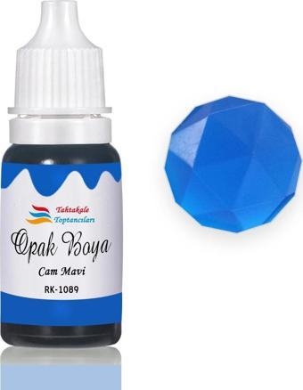 Epoksi Reçine Opak Boya Pigment Opak Epoksi Boyası 20 ML  Cam Mavi - 1089