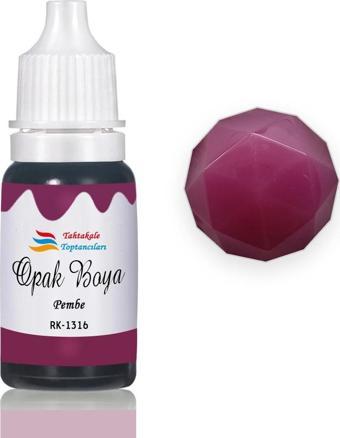 Epoksi Reçine Opak Boya Pigment Opak Epoksi Boyası 20 ML  Pembe - 1316