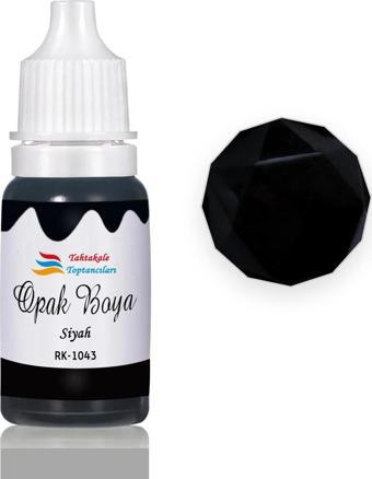 Epoksi Reçine Opak Boya Pigment Opak Epoksi Boyası 20 ML  Siyah - 1043