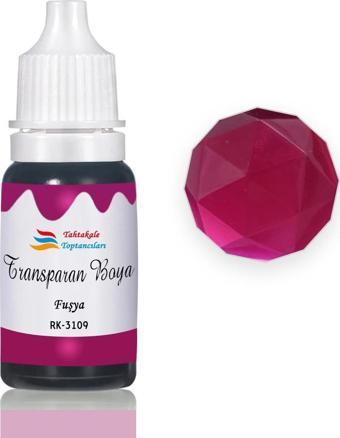 Epoksi Reçine Transparan Boya Pigment Şeffaf Epoksi Boyası 20 ML  Fuşya - 3109