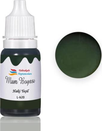 Mum Boyası Sıvı Pigment Boya 20 ML  Haki Yeşil - L620