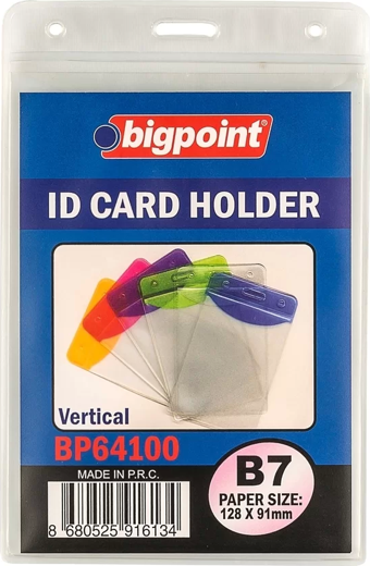 Bigpoint BP641 Korumalı Kart Poşeti Dikey 91x128mm (10 lu)