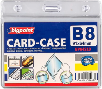Bigpoint BP642 Kilitli Kart Poşeti Yatay 91x64mm (10 lu)