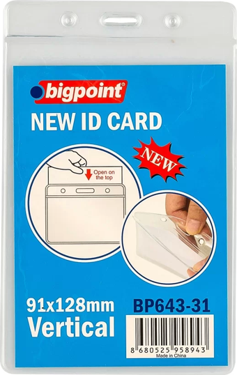 Bigpoint Kart Poşeti Dikey 91x128mm