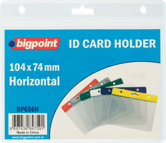 Bigpoint Kart Poşeti Yatay Şeffaf 105x74mm