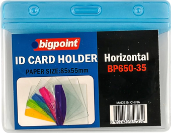 Bigpoint Korumalı Kart Poşeti Yatay Mavi 85x55mm