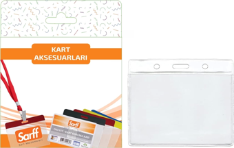 SARFF 7.5x9.5cm ŞEFFAF KART POŞETLERİ BLİSTER - 10ADET