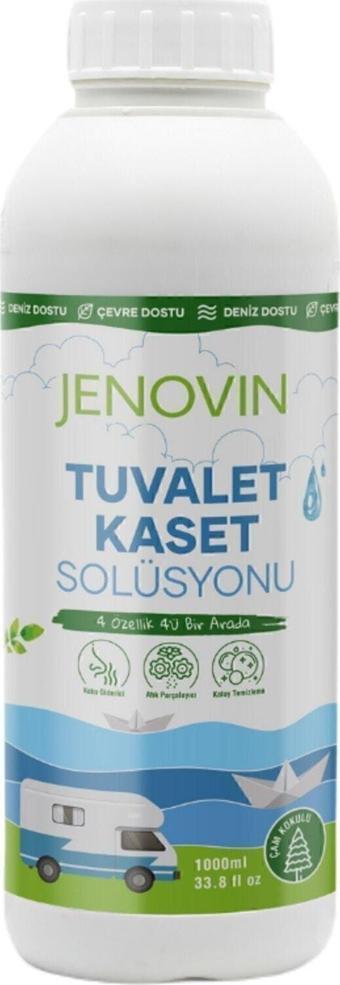 Jenovin Ölçek Hediyeli - Doğa Dostu Çam Aromalı Karavan Wc Kimyasalı 1L