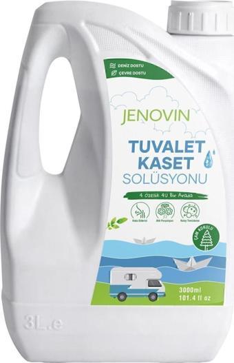 Jenovin Ölçek Hediyeli - Doğa Dostu Çam Aromalı Karavan Wc Kimyasalı 3L