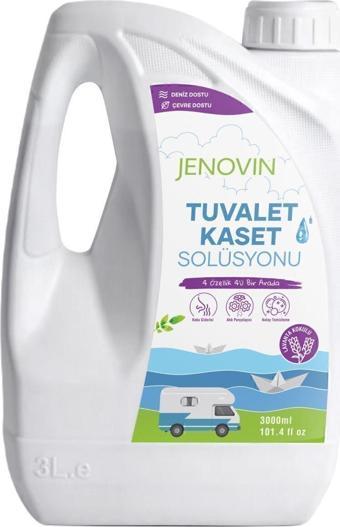 Jenovin Ölçek Hediyeli - Doğa Dostu Lavanta Aromalı Karavan Wc Kimyasalı 3L