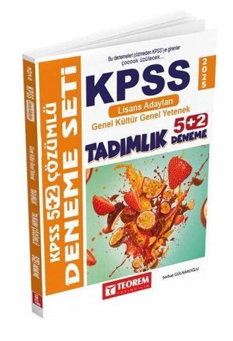 KPSS Genel Kültür Genel Yetenek Lisans Tadımlık 5 + 2 Deneme - Teorem Yayınları