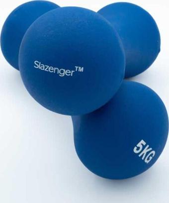 Slazenger Neopren Dambıl 5KG + 5KG Unisex Dambıllar Ve Ağırlık Setleri