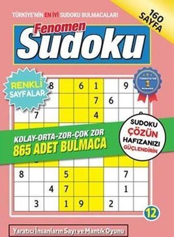 Fenomen Sudoku Bulmaca - 12 - Kolektif  - Maxı Yayıncılık