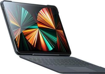 Benks Kb02 Ipad Pro 12.9 3. Nesil 2018 Uyumlu Kablosuz Klavyeli Kılıf Bluetooth Trackpad Keyboard