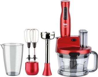 Fakir Mr Chef Quadro Blender Seti Rouge Premium Yüksek Performans Turbo Özellikli