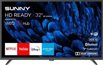 Sunny SN32DAL540 32" 81 Ekran Dahili Uydu Alıcılı HD Ready Smart LED TV