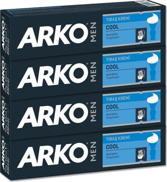 Arko Men Cool Tıraş Kremi 4x90 gr