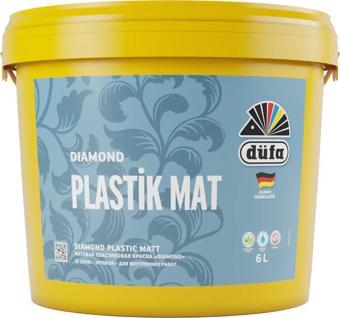 Düfa Diamond Plastik İç Cephe Duvar Boyası Mat Beyaz 6 l