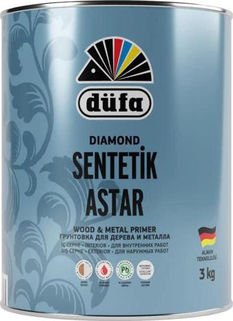 Düfa Diamond Sentetik Son Kat Astar Beyaz 3 kg