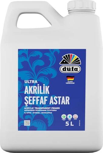 Düfa İç Cephe Akrilik Şeffaf Astar 5 l Bidon