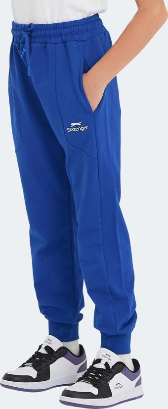 Slazenger LINE Unisex Çocuk Eşofman Altı Saks Mavi