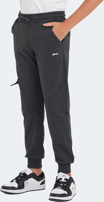 Slazenger LIVE Unisex Çocuk Eşofman Altı Koyu Gri