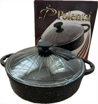 Polenta Granit Döküm Tencere 28 Cm Paslanmaz