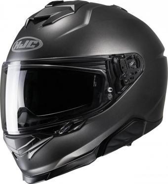 Hjc İ71 Kapalı Kask Mat Tıtanıum LARGE