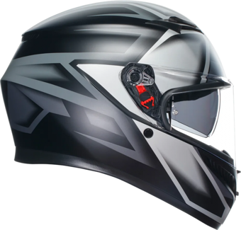 Agv K3 Compound Kapalı Kask Mat Siyah-gri X-LARGE