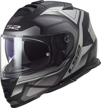 Ls2 Storm Faster Kapalı Kask Mat Tıtanıum 2X-LARGE